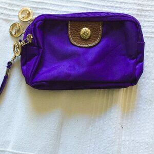 Longchamp Purple Wristlet Clutch
